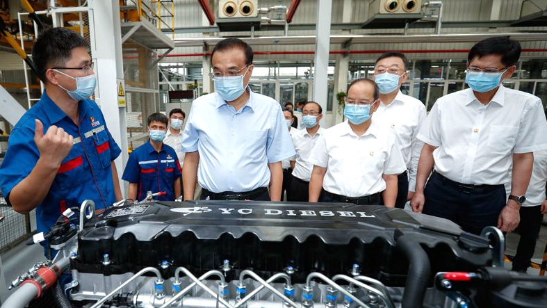 【快讯】李克强总理在玉柴集团考察