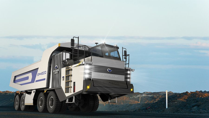 国内首台200吨级巨型智能矿卡问世，搭载玉柴芯蓝大功率增程动力系统